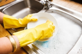 Hands-yellow-gloves-washing-dishes-in-sink-iStock_000014502980XSmall
